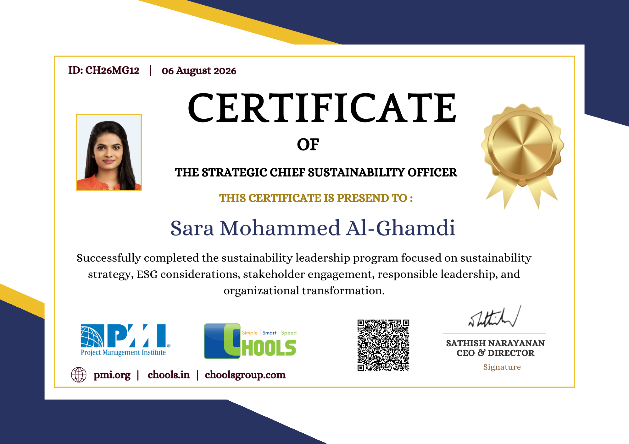 Management Programs Certificate